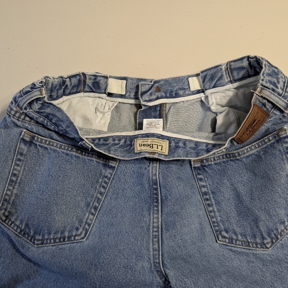 L.L. Bean comfort elastic waist denim jeans 38x30 - Picture 15 of 17